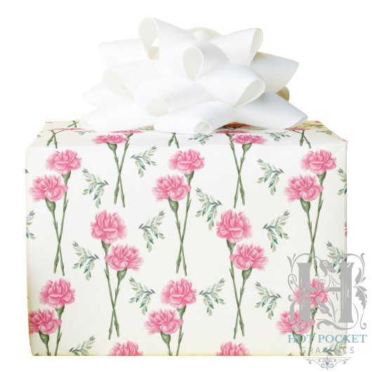 Nelken-Einwickelpapier Geschenkpapier