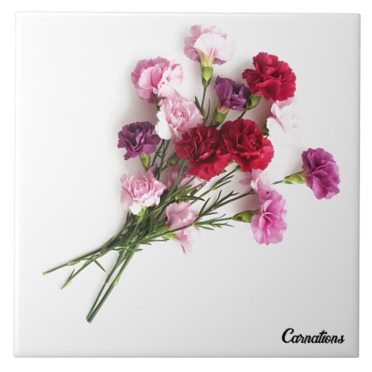 Nelken Fliese (Vorderseite)