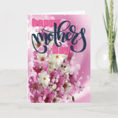 Nelken | HAPPY MUTTER'S DAY Card Karte (Vorderseite)