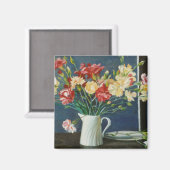 Nelken in Spiralkrug 2000 Magnet (Vorderseite/Rückseite)