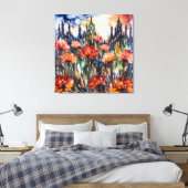 Nelken Leinwanddruck (Insitu (Schlafzimmer))