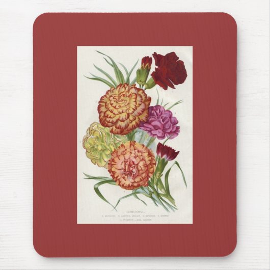 Nelken Mousepad (Vorne)