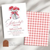 Nelken-Muttertags-Brunch Einladung