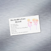 Nelken Neue Details Magnetische Visitenkarte (Beispiel)