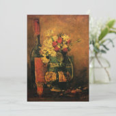 Nelken, Rose und Flaschen von Vincent van Gogh (Stehend Vorderseite)