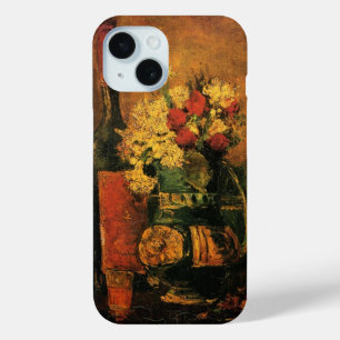 Nelken, Rose und Flaschen von Vincent van Gogh iPhone 15 Hülle