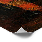 Nelken, Rose und Flaschen von Vincent van Gogh Poster (Ecke)