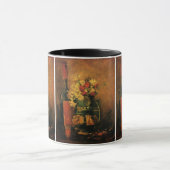 Nelken, Rose und Flaschen von Vincent van Gogh Tasse (Zentrum)