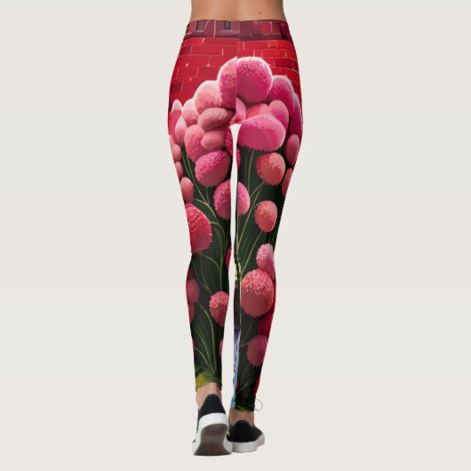 Nelken schmücken Tor, Willkommen im Geheimgarten Leggings (Rückseite)