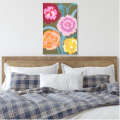 Nelkenblumen leinwanddruck (Insitu (Schlafzimmer))