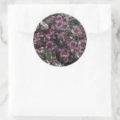 NELKENBLUMEN RUNDER AUFKLEBER (Tasche)