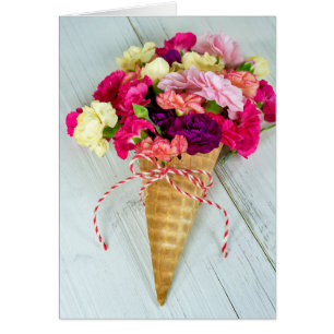 Nelkenbukett zum Geburtstag