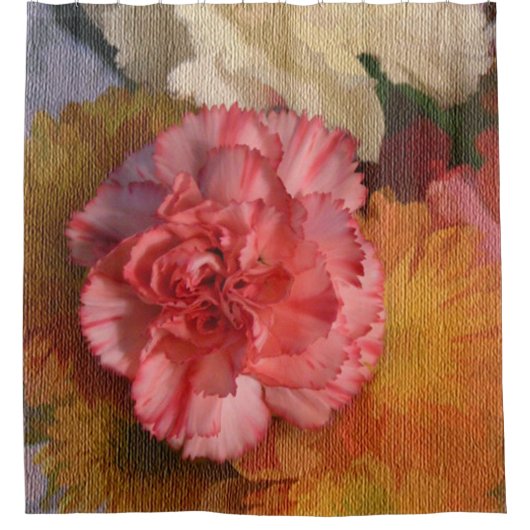 Nelkenduschvorhang Duschvorhang (Vorderseite)