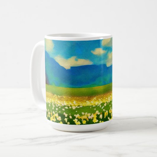 Nelkenfeld - Farbe Kaffeetasse (Vorderseite Links)