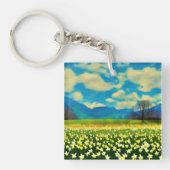 Nelkenfeld - Farbe Schlüsselanhänger (Vorderseite)