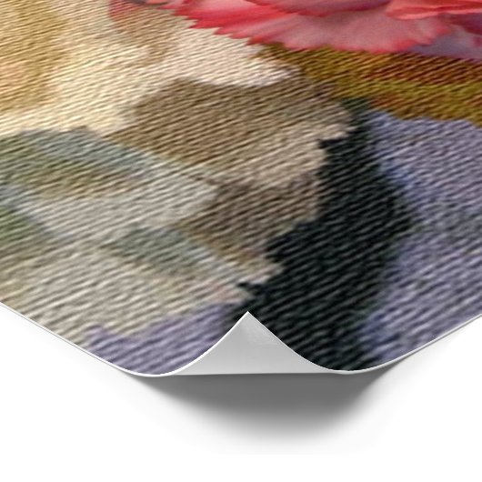 Nelkenplakat Poster (Ecke)