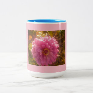 Nelkenrosa Zweifarbige Tasse