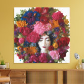 Nelkensteine der Wintergräber: Leinwand vom Januar (Insitu (Wohnzimmer))