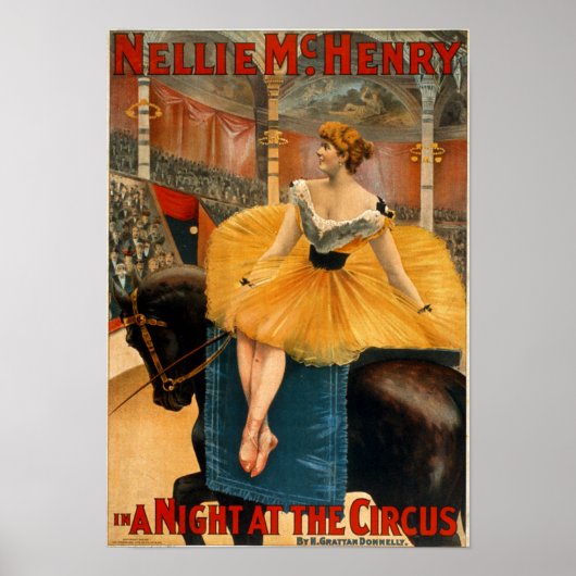 Nellie McHenry in A night at the Circus Leinwand Poster (Vorne)
