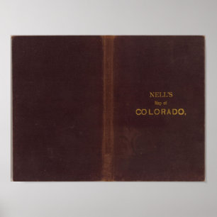 Nells topographische Karte von Colorado 2 Poster