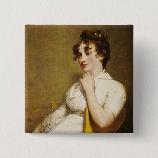 Nelly Grandtochter von Präsident Washington Button (Vorderseite)