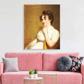 Nelly Grandtochter von Präsident Washington Leinwanddruck (Insitu (Wohnzimmer))