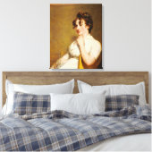 Nelly Grandtochter von Präsident Washington Leinwanddruck (Insitu (Schlafzimmer))