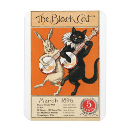 Nelly Littlehale Murphy's Black Cat - Vintager Mar Magnet