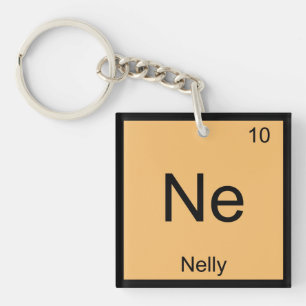 Nelly Name Chemie Element Periodensystem Schlüsselanhänger