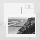Nelscott, Oregon Beach Scene Waterfront Postkarte (Vorne/Hinten)