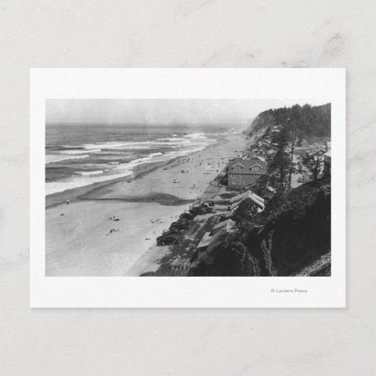 Nelscott, Oregon Beach Scene Waterfront Postkarte (Vorderseite)