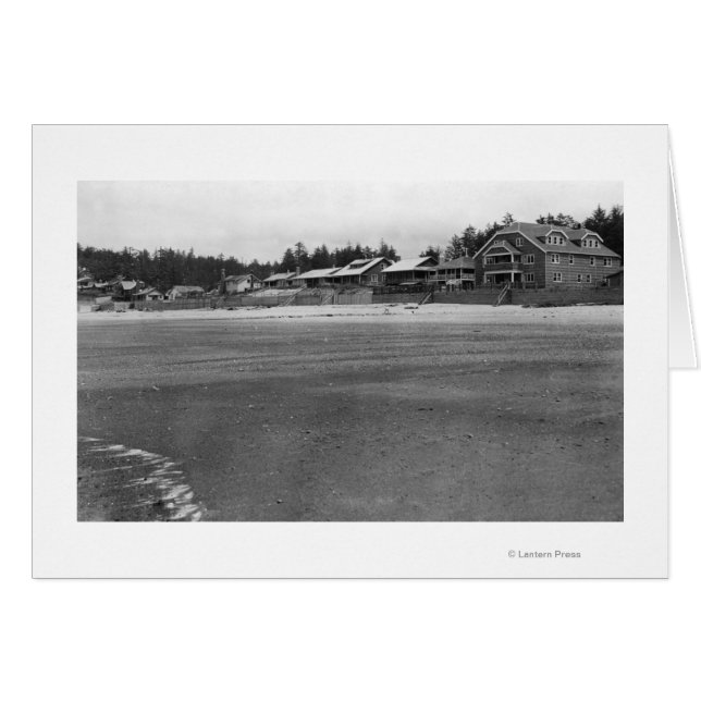 Nelscott, Oregon Beach View und Hütten (Vorderseite (Horizontal))