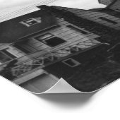 Nelscott, Oregon-Hütten im Pazifischen Ozean Poster (Ecke)