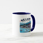 Nelson BC Canada Tasse (VorderseiteRechts)