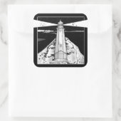 Nelson Boulder Bank Quadratischer Aufkleber (Tasche)