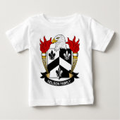 Nelson-Familien-Wappen Baby T-shirt (Vorderseite)