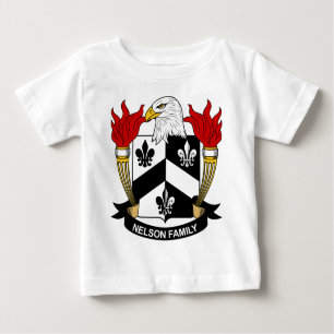 Nelson-Familien-Wappen Baby T-shirt