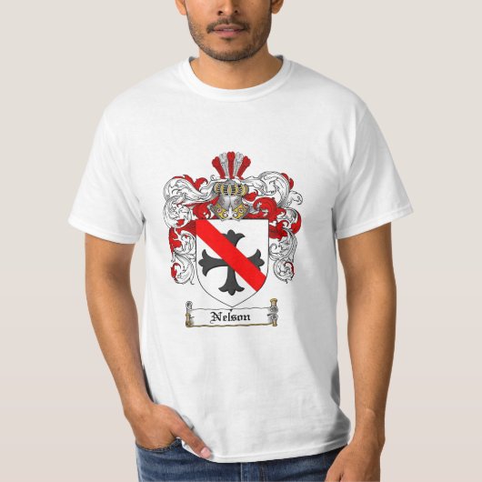 Nelson-Familienwappen - Nelson-Wappen T-Shirt (Vorderseite)