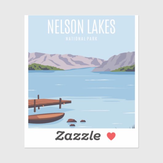 Nelson Lake National Park Aufkleber (Blatt)