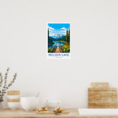 Nelson Lake New Zealand Travel Poster (Küche)