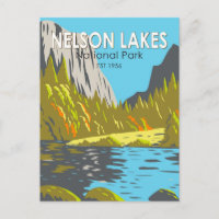 Nelson Lakes Nationalpark Neuseeland Vintag