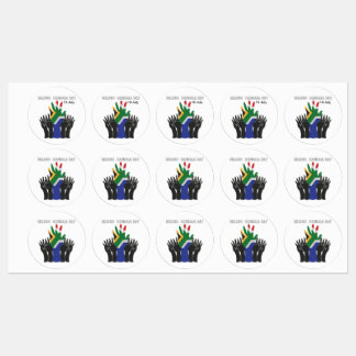 nelson Mandela day stickers Etiketten