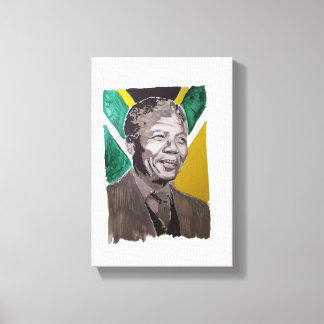 Nelson Mandela  Leinwanddruck