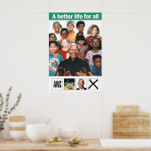 Nelson Mandela Politisches Poster Südafrika ANC (Küche)