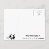 Nelson Mandela Südafrica Flagge Postkarte (Rückseite)