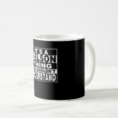 NELSON Nachname Personalisiertes Geschenk Kaffeetasse (VorderseiteRechts)