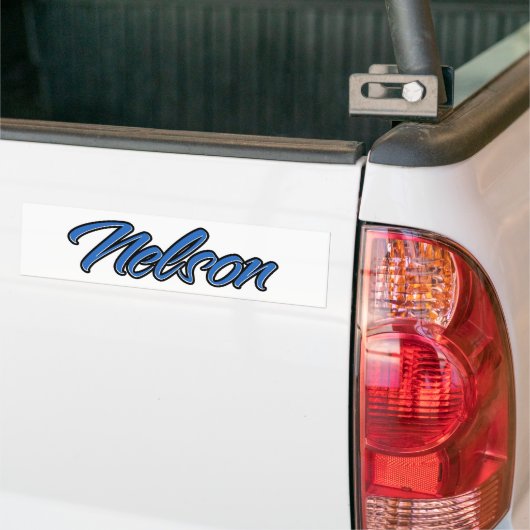 Nelson Name blue Aufkleber Sticker Autoaufkleber (Auf Lkw)