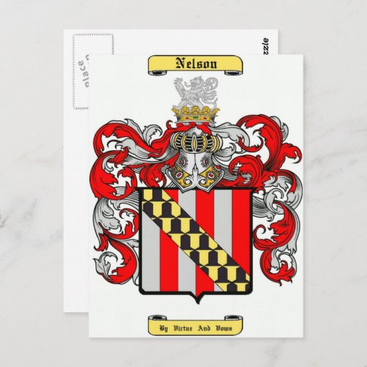 Nelson Postkarte (Vorne/Hinten)