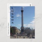 Nelson Trafalgar London Postkarte (Vorne/Hinten)