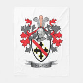 Nelson-Wappen Fleecedecke (Vorderseite)